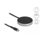 DeLock Ασύρματος Φορτιστής (Qi Pad) 15W Μαύρος (66467) 66467 - Image 2