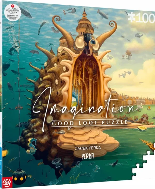Good Loot Imagination Puzzle 2D Jacek Yerka Port / Harbor 1000pcs