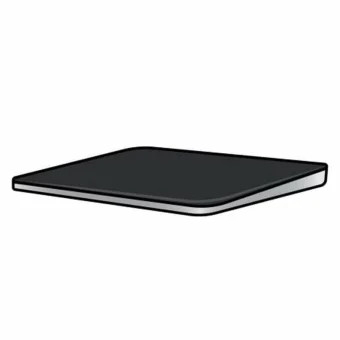 Apple Magic Trackpad (USB-C) Ασύρματο Bluetooth Touchpad Μαύρο