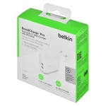 Belkin Φορτιστής Χωρίς Καλώδιο με 2 Θύρες USB-C 30W Power Delivery Λευκός (BoostCharge Pro) - Image 8