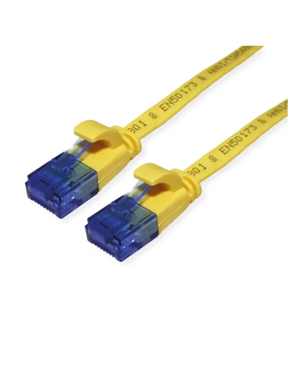 Value U/UTP Cat.6a Καλώδιο Δικτύου Ethernet 1m Κίτρινο 1τμχ