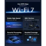 Cudy WR3600H v1 Ασύρματο Router Wi‑Fi 7 με 4 Θύρες Gigabit WR3600H - Image 6