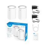 Cudy M3000 v2 WiFi Mesh Network Access Point Wi‑Fi 6 Dual Band (2.4 & 5GHz) σε Διπλό Kit Λευκό - Image 4