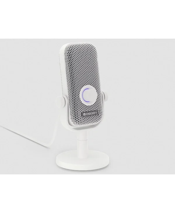 Endorfy Solum S Onyx Μικρόφωνο Επιτραπέζιο για Φωνητικά σε Λευκό Χρώμα