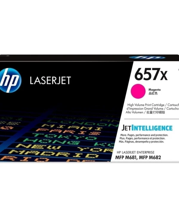 HP 657X Γνήσιο Toner Laser Εκτυπωτή Ματζέντα High Yield 23000 Σελίδων CF473X CF473X