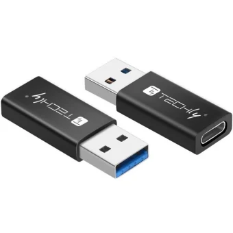 Techly Μετατροπέας USB-C male σε USB-C female (IADAP USB3-AFT)