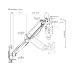 Techly Επιτοίχια Βάση Οθόνης έως 32" με Βραχίονα (ICA-LCD-G112E) ICA-LCD-G112E - Image 3