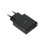 iBox Φορτιστής Χωρίς Καλώδιο GaN με Θύρα USB-A και Θύρα USB-C 30W Power Delivery / Quick Charge 3.0 Μαύρος (C-43)