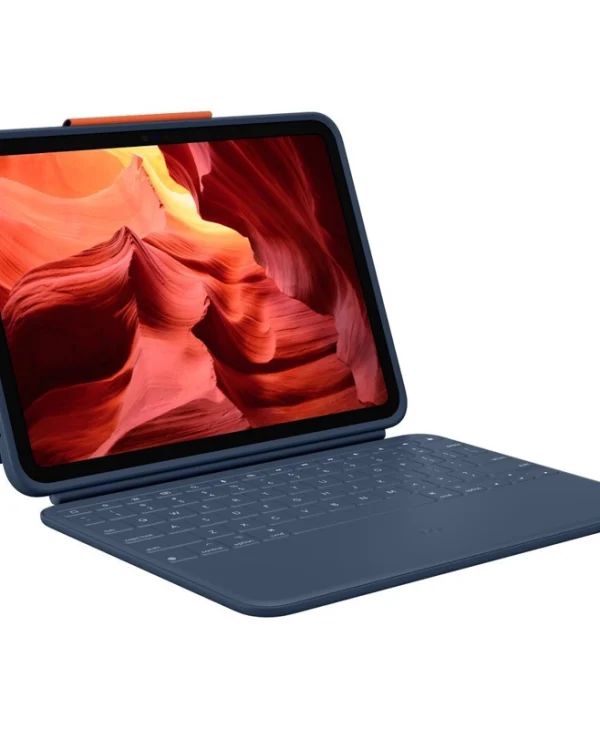 Logitech Rugged Combo 4 Flip Cover Ανθεκτική Μπλε (iPad 10th gen)