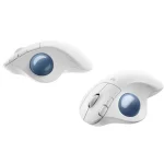 Logitech Ergo M575S Ασύρματο Bluetooth Ποντίκι με Trackball Λευκό - Image 4