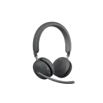 Logitech Zone Wireless 2 Teams Version With Receiver On Ear Multimedia Ακουστικά με μικρόφωνο και σύνδεση Bluetooth / USB-A σε Γκρι χρώμα