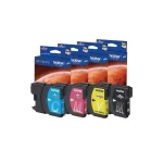 Brother LC1100 Value Pack High Yield Γνήσιο Πακέτο Μελανιών Εκτυπωτή InkJet Πολλαπλό (Color) (LC-1100HYVALBP) - Image 2