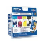 Brother LC980 Γνήσιο Πακέτο 4 Μελανιών Εκτυπωτή InkJet Κίτρινο / Κυανό / Ματζέντα / Μαύρο (LC-980VALBP) - Image 3