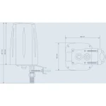Teltonika PR1ICA70 Εξωτερική Κεραία 5G Πανκατευθυντική 4.5dBi με σύνδεση SMA PR1ICA70 - Image 3