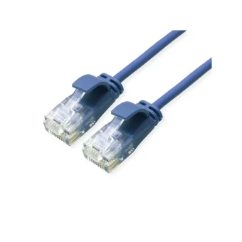 Roline U/UTP Cat.6a Καλώδιο Δικτύου Ethernet 1m Μπλε 1τμχ