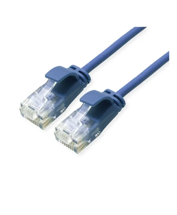 Roline U/UTP Cat.6a Καλώδιο Δικτύου Ethernet 1m Μπλε 1τμχ