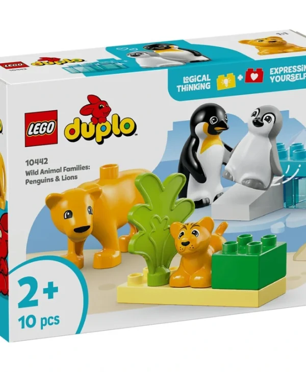 LEGO Duplo Wild Animal Families: Penguins & Lions για 2+ Ετών 10τμχ