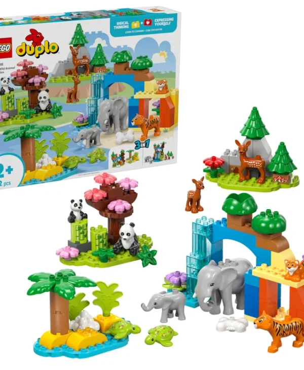LEGO Duplo Town - 3-in-1 Wild Animal Families για 2+ Ετών 92τμχ