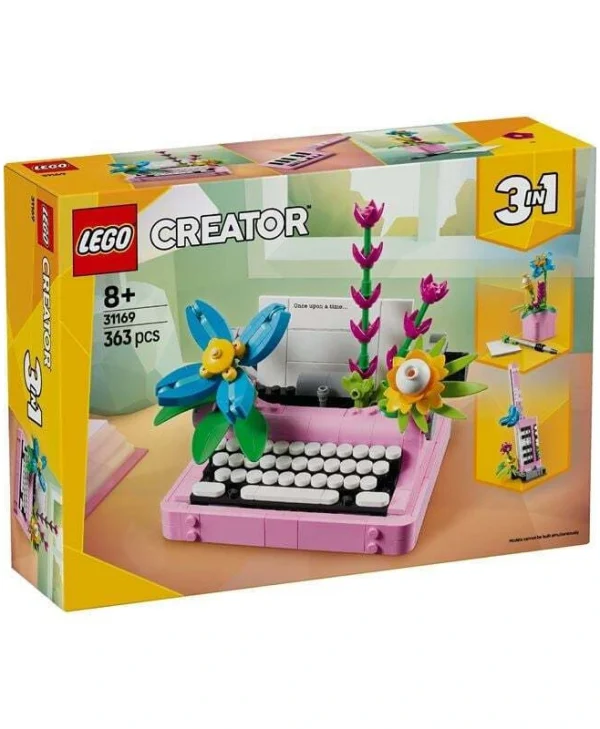 LEGO Creator 3-in-1 Typewriter with Flowers για 8+ Ετών 363τμχ 31169