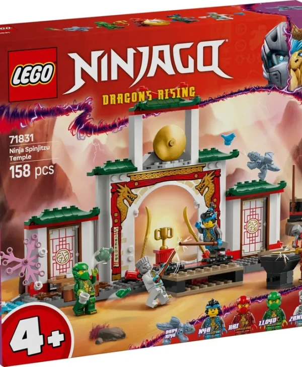 LEGO Ninjago Ninja Spinjitzu Temple για 4+ Ετών 158τμχ 71831
