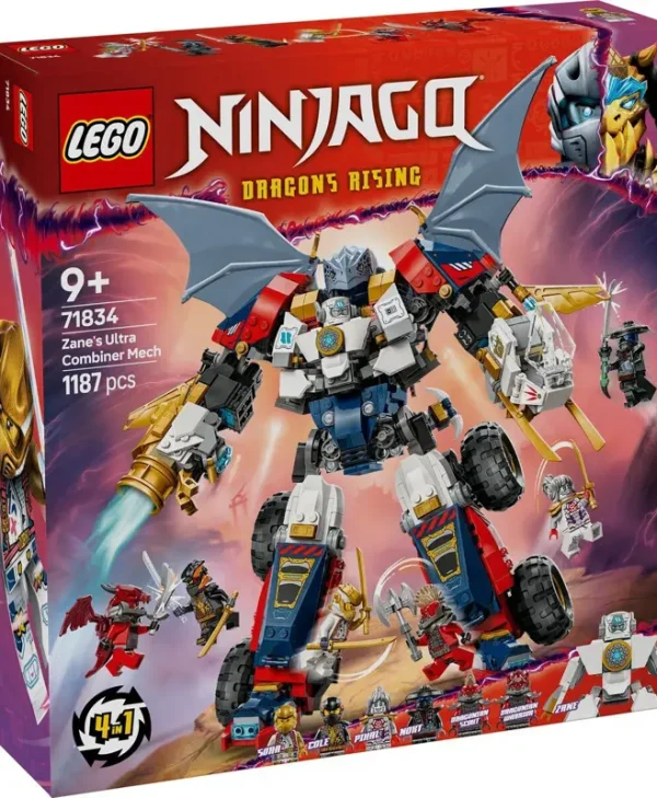 LEGO Ninjago Zane's Ultra Combiner Mech για 9+ Ετών 1187τμχ