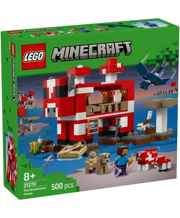 LEGO Minecraft The Mooshroom House για 8+ Ετών 500τμχ