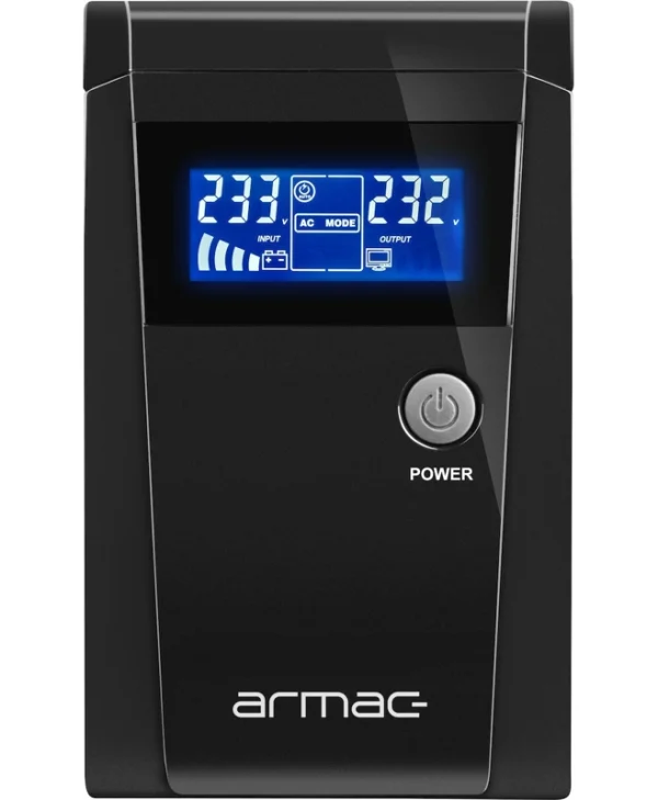 Armac O/850F/LCD UPS Line-Interactive 850VA με 2 Schuko Πρίζες O/850F/LCD