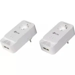 TP-LINK PG2400P KIT v1 Powerline Διπλό για Ενσύρματη Σύνδεση με Passthrough Πρίζα και 2 Θύρες Gigabit Ethernet PG2400P KIT - Image 3