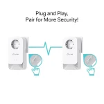 TP-LINK PG2400P KIT v1 Powerline Διπλό για Ενσύρματη Σύνδεση με Passthrough Πρίζα και 2 Θύρες Gigabit Ethernet PG2400P KIT - Image 6