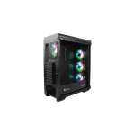 Genesis Irid 505 ARGB Midi Tower Κουτί Υπολογιστή με Πλαϊνό Παράθυρο Μαύρο - Image 3