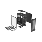 Genesis Irid 505 ARGB Midi Tower Κουτί Υπολογιστή με Πλαϊνό Παράθυρο Μαύρο - Image 7