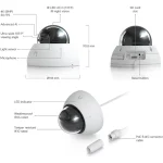 Ubiquiti UVC-AI-Dome-W IP Κάμερα Παρακολούθησης 4K Αδιάβροχη με Μικρόφωνο και Φακό 2.8mm UVC-AI-Dome-W - Image 3