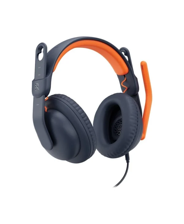 Logitech Zone Learn Classic Blue On Ear Multimedia Ακουστικά με μικρόφωνο και σύνδεση USB-C σε Μπλε χρώμα