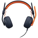 Logitech Zone Learn Classic Blue On Ear Multimedia Ακουστικά με μικρόφωνο και σύνδεση USB-C σε Μπλε χρώμα - Image 3