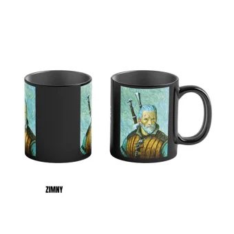 Thermoactive Mug Good Loot Game Art Chronicles Witcher Wiedmin Geralt & Vincent Van Gogh