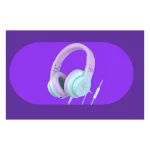 Kiddoboo P13 Ενσύρματα Παιδικά On Ear Ακουστικά Μωβ - Image 5