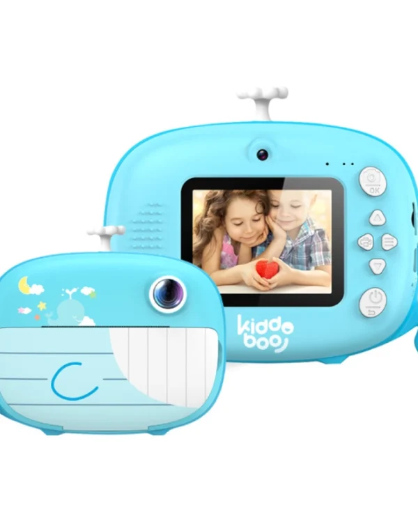 Kiddoboo FotoFun 2 Whale Compact Φωτογραφική Μηχανή Μπλε