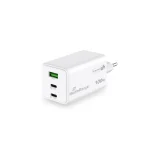 MediaRange Φορτιστής Χωρίς Καλώδιο GaN με Θύρα USB-A και 2 Θύρες USB-C 100W Power Delivery Λευκός (MRMA123) MRMA123