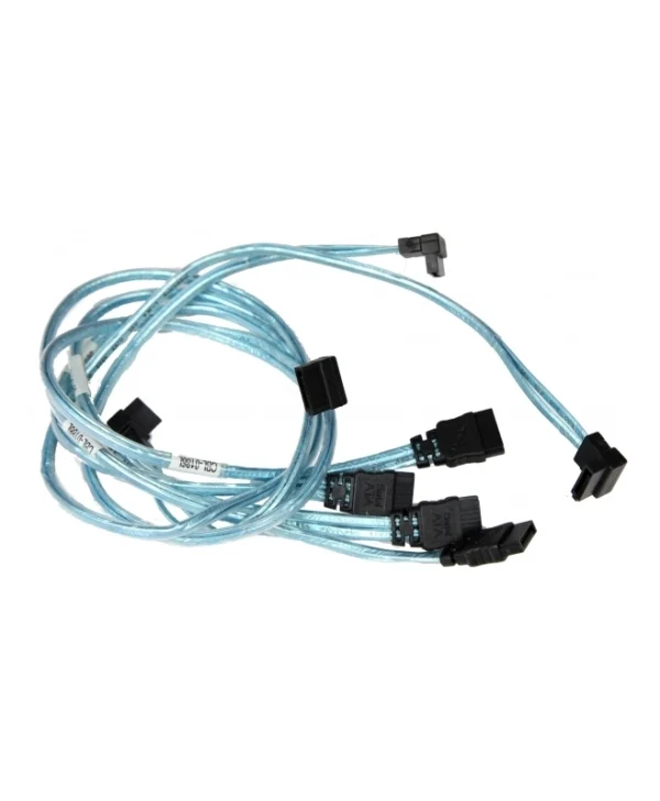 Supermicro 4 X Round Sata Cable 0.56 M Black Blue White