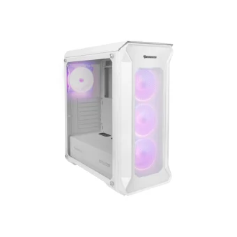 Genesis Irid 505 ARGB Gaming Midi Tower Κουτί Υπολογιστή με Πλαϊνό Παράθυρο Λευκό