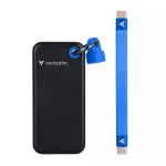 Verbatim Pocket USB 3.2 / USB-C Εξωτερικός SSD 1TB M.2 Black/Blue - Image 3