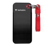 Verbatim Pocket USB 3.2 / USB-C Εξωτερικός SSD 1TB M.2 Black / Red
