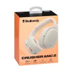 Skullcandy Crusher ANC 2 Ασύρματα / Ενσύρματα Over Ear Ακουστικά με 60 ώρες Λειτουργίας και Quick Charge White/Orange - Image 5