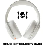 Skullcandy Crusher ANC 2 Ασύρματα / Ενσύρματα Over Ear Ακουστικά με 60 ώρες Λειτουργίας και Quick Charge White/Orange - Image 8