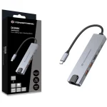 Conceptronic USB-C Docking Station με HDMI 4K PD Ethernet Γκρι (DONN29G) DONN29G - Image 5