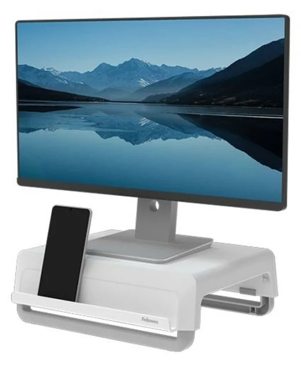 Fellowes Επιτραπέζια Βάση Οθόνης Λευκή ()