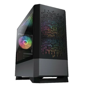 Cougar MG140 Air Gaming Mini Tower Κουτί Υπολογιστή με Πλαϊνό Παράθυρο και RGB Φωτισμό Μαύρο