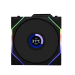 Lian Li UNI FAN TL Wireless LCD Reverse Blade Case Fan 120mm με ARGB Φωτισμό 3τμχ - Image 5