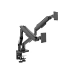 LC-Power LC-EQ-A34B-D Βάση Γραφείου για 2 Οθόνες έως 34" με Βραχίονα LC-EQ-A34B-D