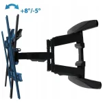 Esperanza Cronos ERW021 Βάση Τηλεόρασης Τοίχου έως 68kg Μαύρο ERW021 - Image 5